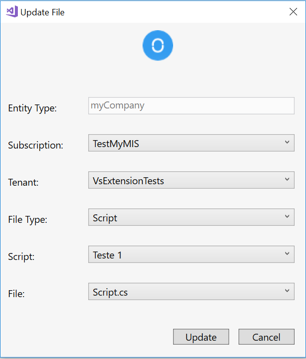 Update File After Authentication Script